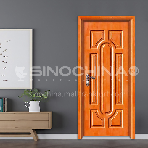 Classical style oak solid wood deep carved door room door bedroom interior door